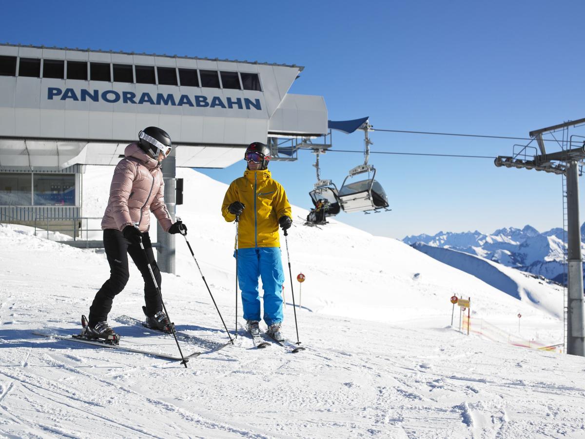 Skifahren am Diedamskopf 